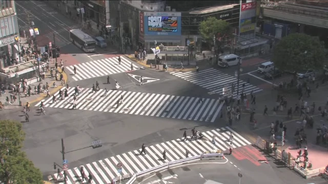 渋谷・スクランブル交差点